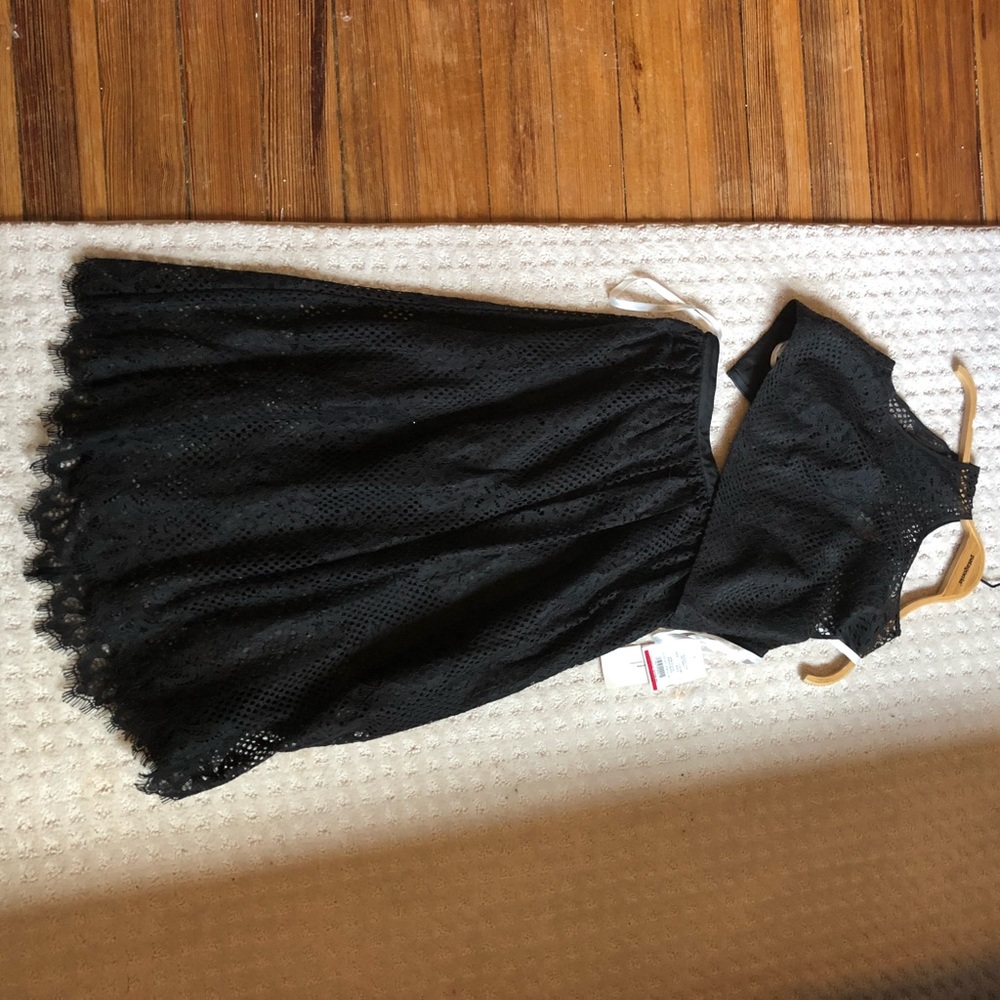 David’s Bridal two piece lace dress